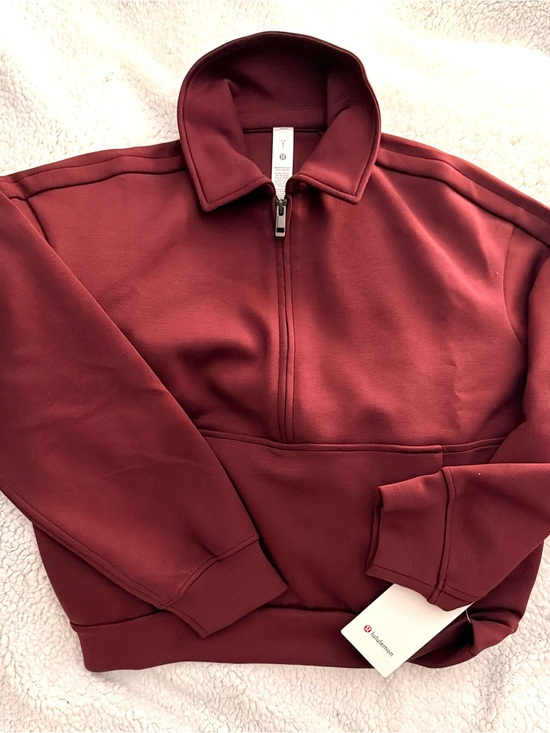Tops - lululemon athletica Men’s Half-Zip Sweater - Burgundy